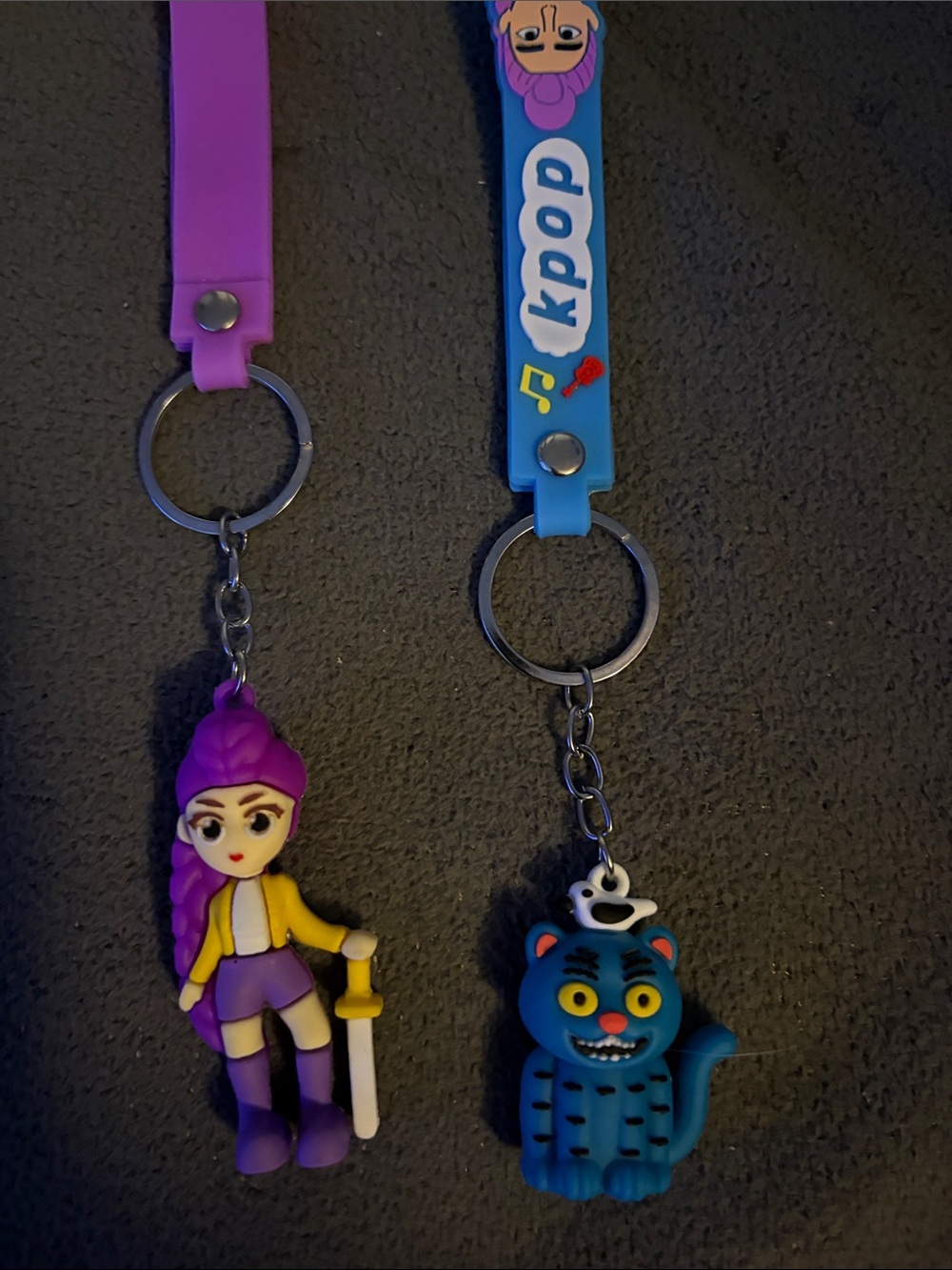 FASHION Kpop Blue Cat and RUMI-Keychain Set - Kids Toys